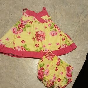 Penelope Mack 2pc dress 3/6 months
